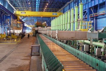 طرح بزرگ فولاد سبا در اصفهان به بهره برداری رسید