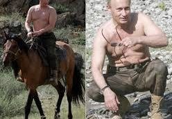 ولادیمیر پوتین با خودنمایی وبرهنه شدن به دنبال چیست ؟