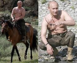 ولادیمیر پوتین با خودنمایی وبرهنه شدن به دنبال چیست ؟