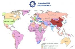 نقشه جهانی تراز تجاری محصولات فولادی (۲۰۱۸