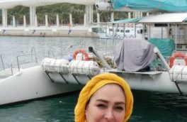 عکسی که «الهام حمیدی» در هلند و کنار اسکله منتشر کرد | عکس