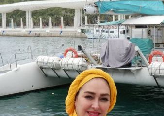 عکسی که «الهام حمیدی» در هلند و کنار اسکله منتشر کرد | عکس