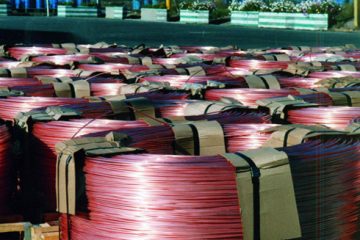 افت قیمت مس در رینگ فلزات لندن