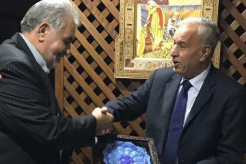 دیدار رییس خانه صنعت،معدن و تجارت ایران با وزیر صنعت سوریه،