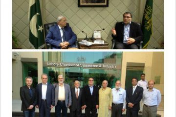 دیدار دبیر سندیکای تولیدکنندگان لوله و پروفیل فولادی  ایران با رییس اتاق بازرگانی و صنایع لاهور پاکستان