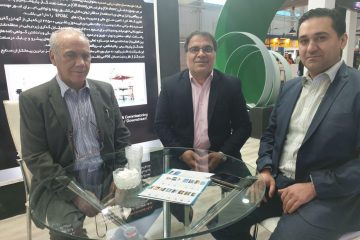 بازدید رئیس و نایب رئیس  هیات مدیره سندیکا  از غرفه های اعضا سندیکا در نمایشگاه نفت و گاز