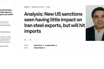 Analysis: New US sanctions seen having little impact on Iran steel exports, but will hit imports